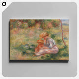 アートパネル-Woman and Child in the Grass
 - バーンズ・コレクション Canvas.