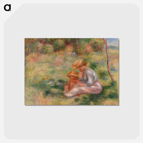アートポストカード-Woman and Child in the Grass
 - バーンズ・コレクション Postcard.