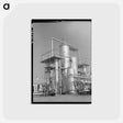 アートポストカード-Oil Refinery Equipment
 - ラッセル リー Postcard.