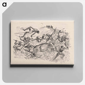 アートパネル-Stories in wilderness - 5 - アーノルド ピーター ワイズ クビンチャン Canvas.