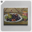 アートパネル-Plate with Fruit and Pot of Preserves
 - バーンズ・コレクション Canvas.