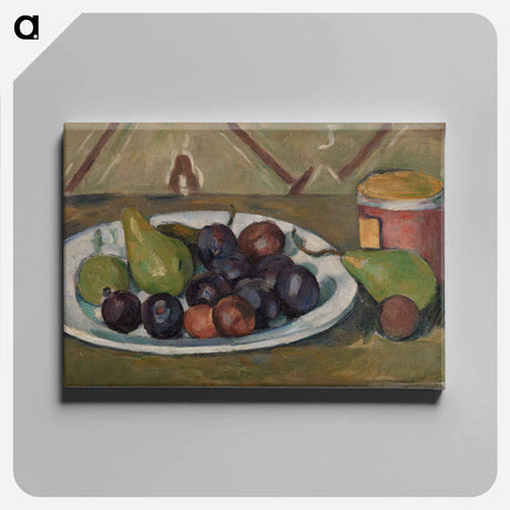 アートパネル-Plate with Fruit and Pot of Preserves
 - バーンズ・コレクション Canvas.