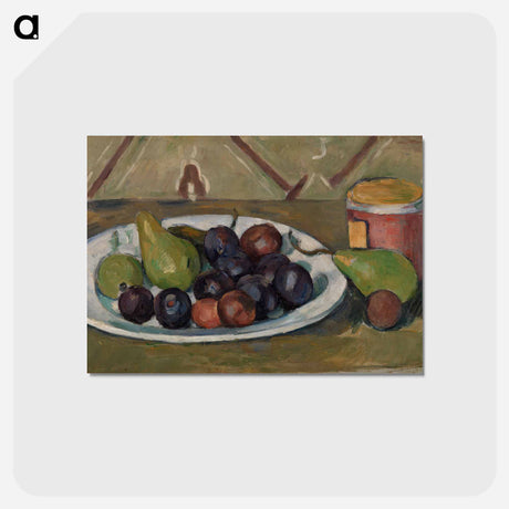 アートポストカード-Plate with Fruit and Pot of Preserves
 - バーンズ・コレクション Postcard.