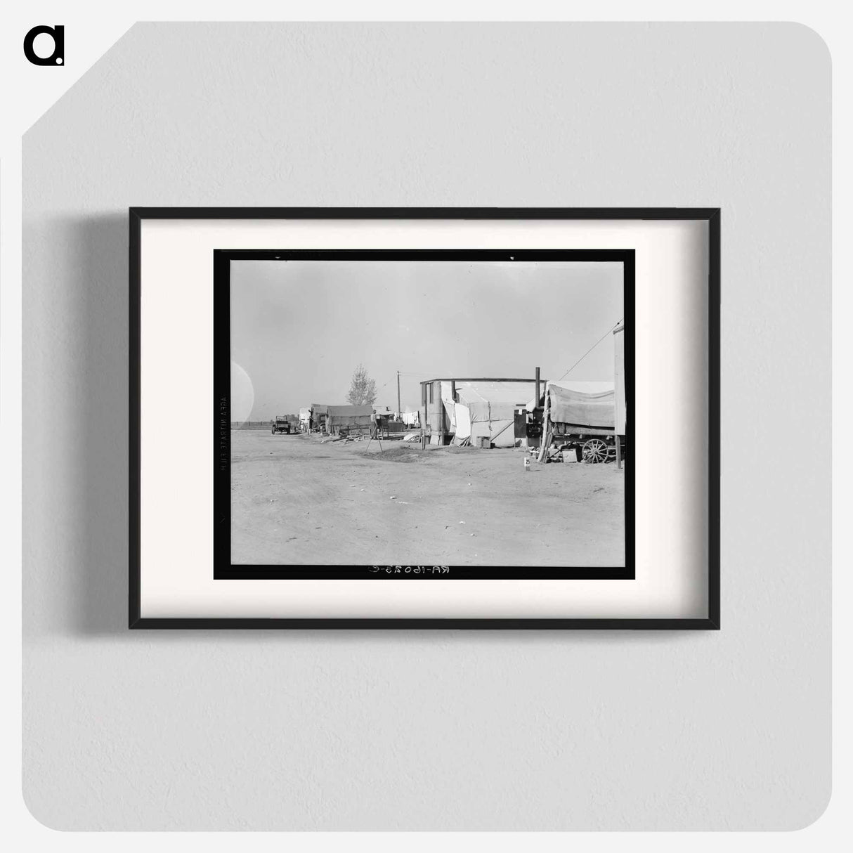 View of Kern County migrant camp - Dorothea Lange Poster.