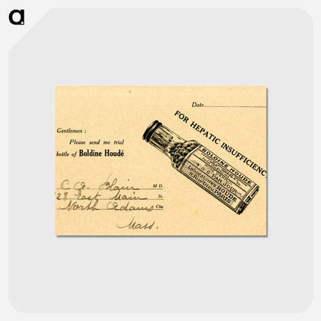 アートポストカード-Boldine Houdé
 - 国立医学図書館 Postcard.