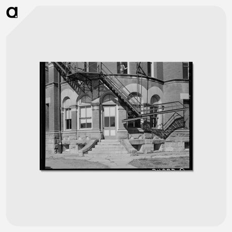 アートポストカード-Gonzales Courthouse
 - ラッセル リー Postcard.