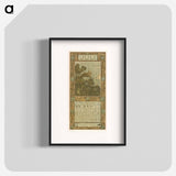 Kalenderblad juli met koekoek - テオ ヴァン ホイテマ Poster.