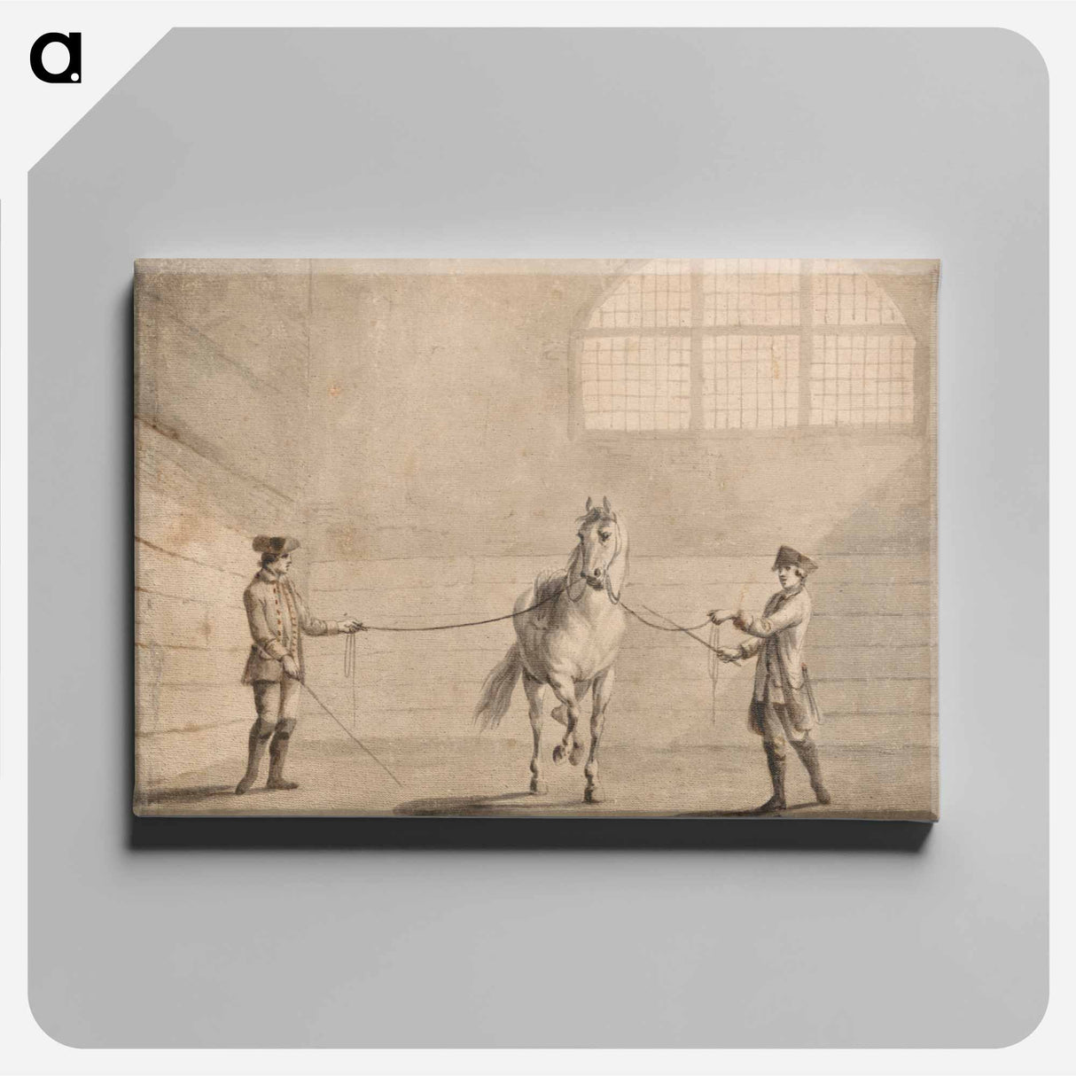 アートパネル-Tattersall's Training School
 - イェール大学アートギャラリー Canvas.