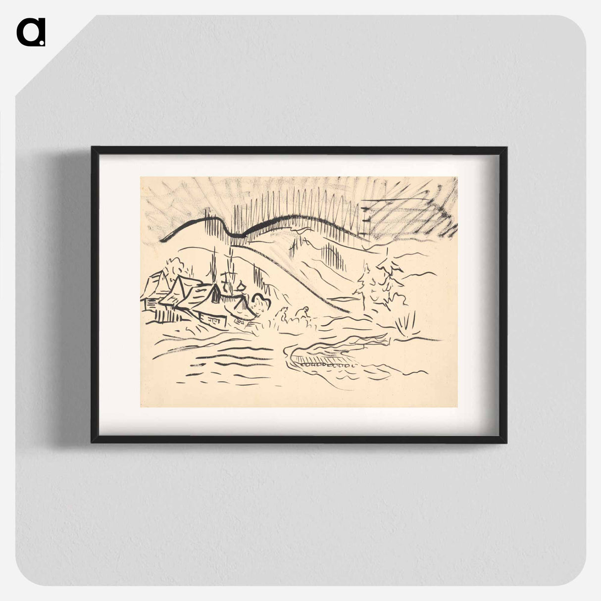 Orava village - アーノルド ピーター ワイズ クビンチャン Poster.