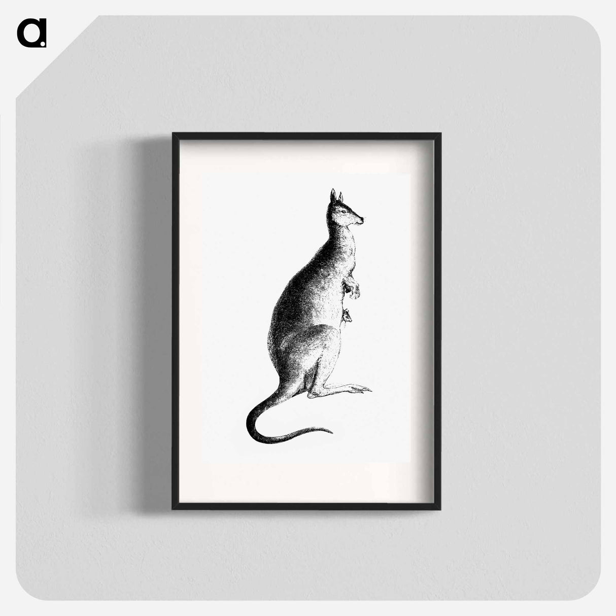 アートポスター-Kangaroo from Adventures of a Gold-Digger
 - 大英図書館 Poster.