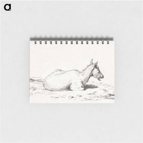 アートメモ帳-Lying goat - ジャン ベルナール Memo.
