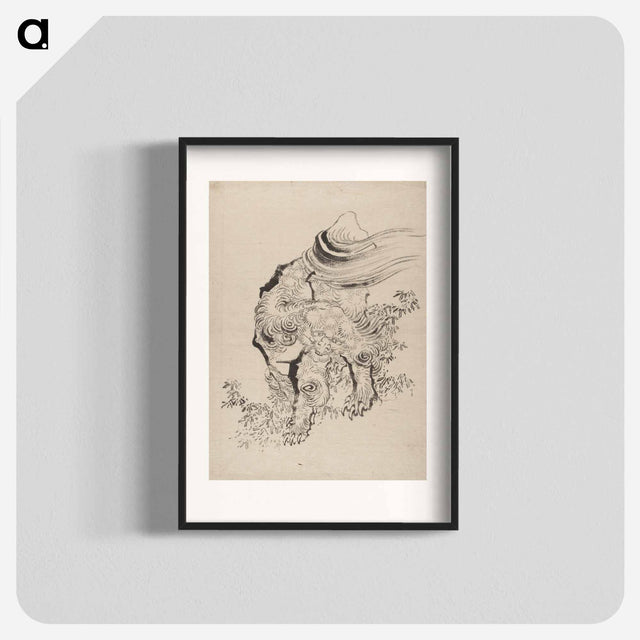 アートポスター-Original public domain image from the MET museum. - 葛飾 北斎 Poster.