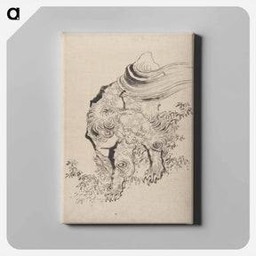 アートパネル-Original public domain image from the MET museum. - 葛飾 北斎 Canvas.