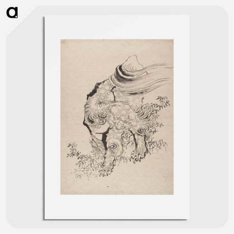 アートポスター-Original public domain image from the MET museum. - 葛飾 北斎 Poster.