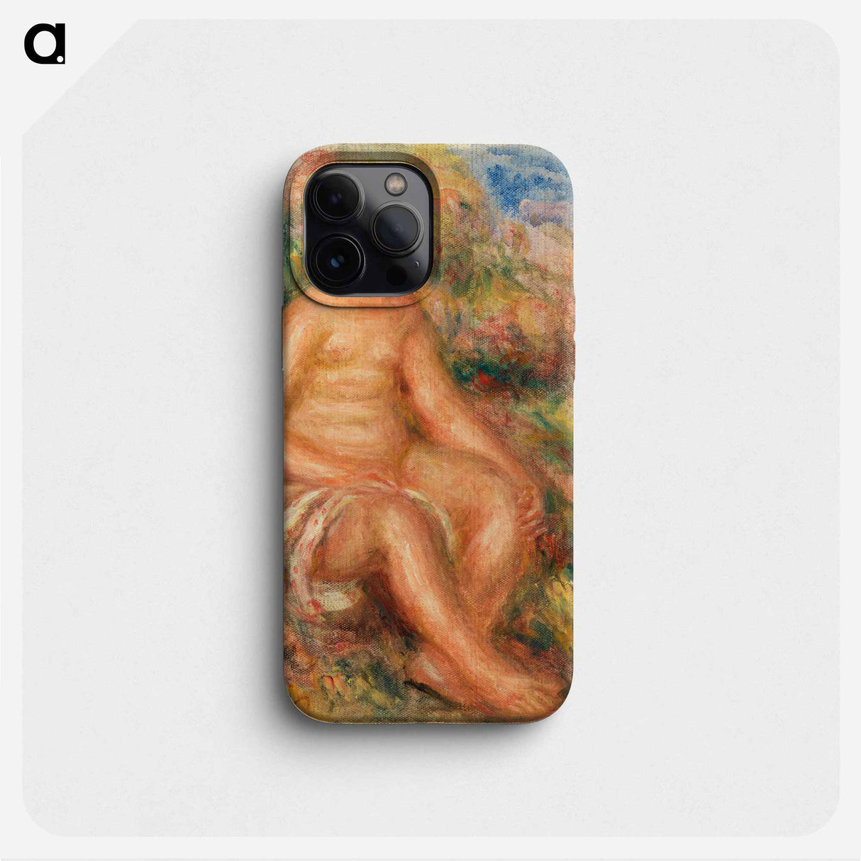 Bather - Pierre Auguste Renoir Phone Case.