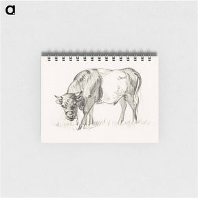 アートメモ帳-Grazing bull - ジャン ベルナール Memo.