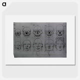 アートポスター-Evolution of the Head and Skull
 - 国立医学図書館 Poster.