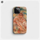 Sketch of a Woman - Pierre Auguste Renoir Phone Case.