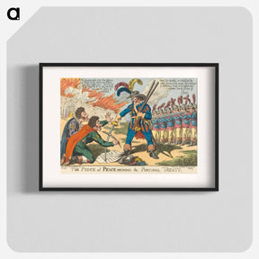 アートポスター-The Prince of Peace Signing the Portugal Treaty
 - イェール大学アートギャラリー Poster.