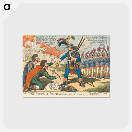 アートポストカード-The Prince of Peace Signing the Portugal Treaty
 - イェール大学アートギャラリー Postcard.