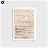 アートポストカード-(unknown) part of a sketchbook - アルバート エーデルフェルト Postcard.