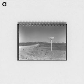 アートメモ帳-The road to Widtsoe from Panquitah. Utah. - ドロテア ラング Memo.