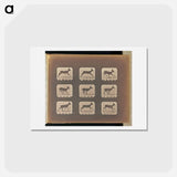 アートポストカード-Running
 - エドワード マイブリッジ Postcard.