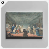 アートパネル-Cottager's Hospitality to Travellers of The Coach Broke Down
 - イェール大学アートギャラリー Canvas.