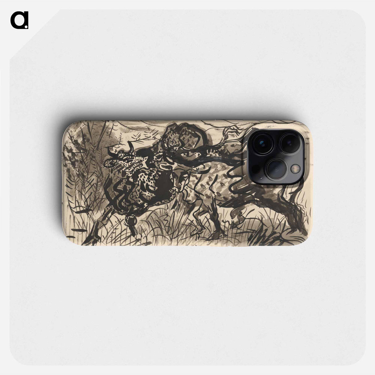 Cows in a pasture - アーノルド ピーター ワイズ クビンチャン Phone Case.