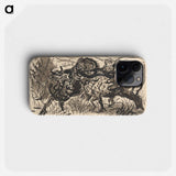 Cows in a pasture - アーノルド ピーター ワイズ クビンチャン Phone Case.