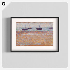 アートポスター-Four Boats at Grandcamp
 - バーンズ・コレクション Poster.