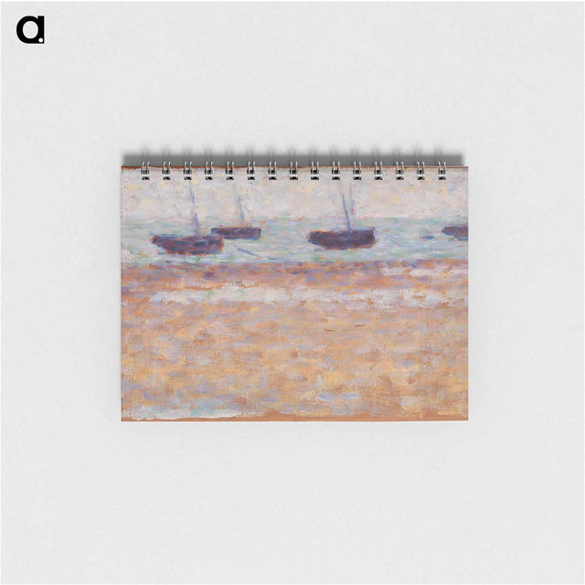 アートメモ帳-Four Boats at Grandcamp
 - バーンズ・コレクション Memo.