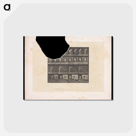 アートポストカード-Woman with Water Bucket
 - エドワード マイブリッジ Postcard.