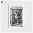 アートポストカード-Head of a cow - ジャン ベルナール Postcard.