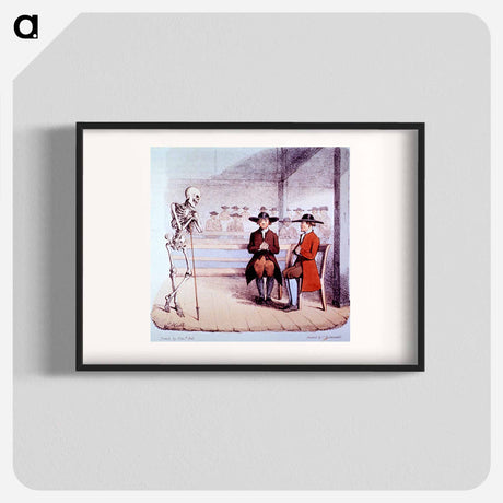 アートポスター-Death Appearing to Quakers in Church
 - 国立医学図書館 Poster.