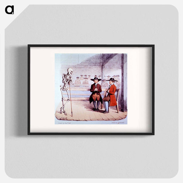 アートポスター-Death Appearing to Quakers in Church
 - 国立医学図書館 Poster.