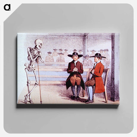 アートパネル-Death Appearing to Quakers in Church
 - 国立医学図書館 Canvas.