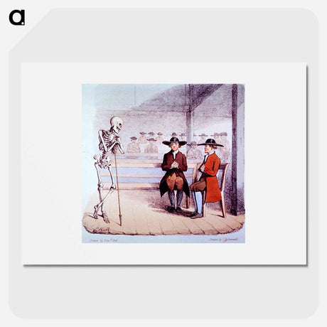 アートポスター-Death Appearing to Quakers in Church
 - 国立医学図書館 Poster.