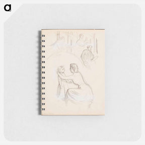 アートメモ帳-(unknown)part of a sketchbook - アルバート エーデルフェルト Memo.