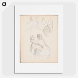 (unknown)part of a sketchbook - アルバート エーデルフェルト Poster.