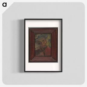 アートポスター-Portrait of a man-self-portrait - アーノルド ピーター ワイズ クビンチャン Poster.