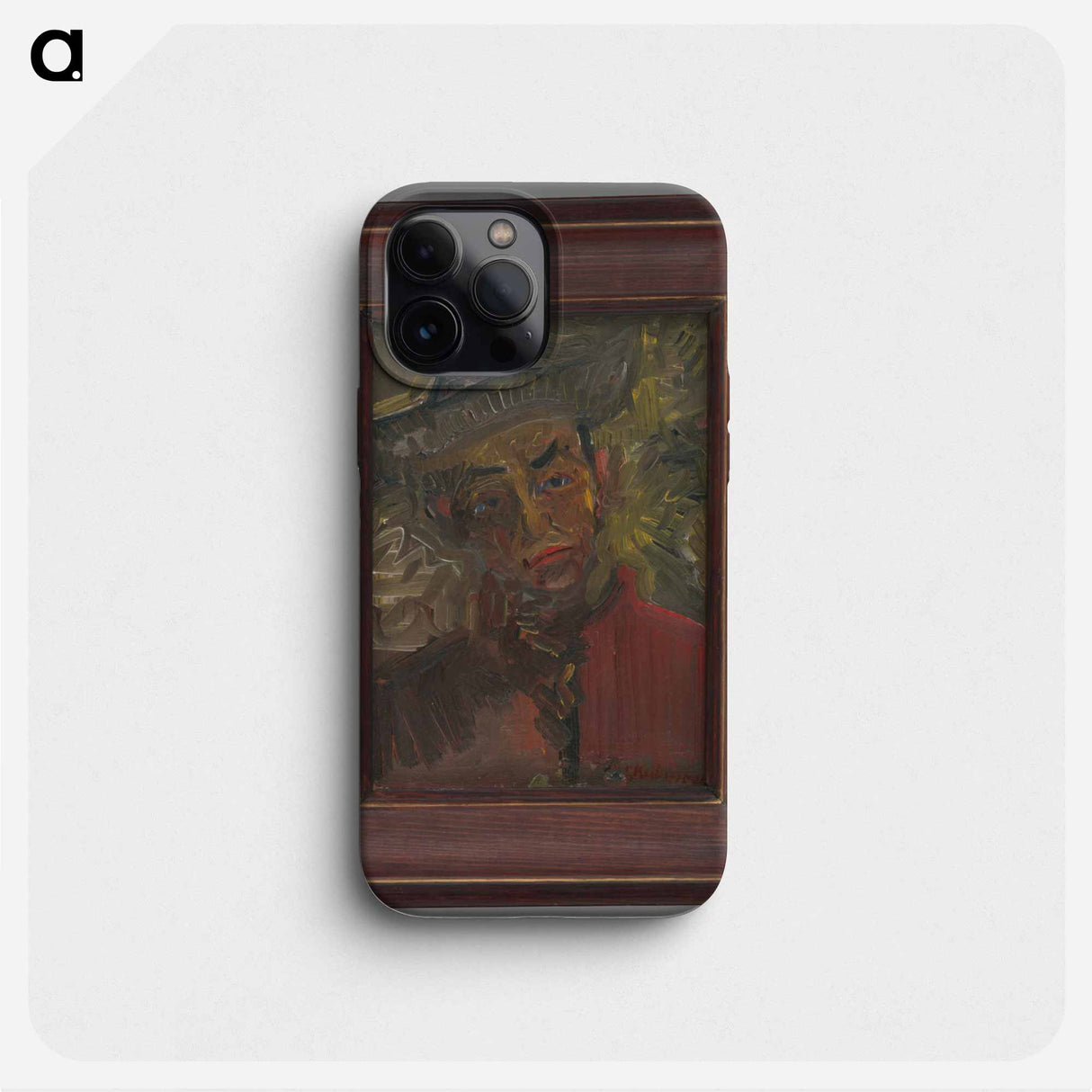 Portrait of a man-self-portrait - アーノルド ピーター ワイズ クビンチャン Phone Case.