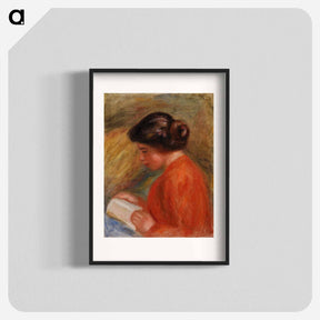 アートポスター-Young Woman Reading
 - バーンズ・コレクション Poster.