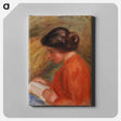 アートパネル-Young Woman Reading
 - バーンズ・コレクション Canvas.