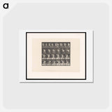 アートポストカード-Wrestling Match
 - エドワード マイブリッジ Postcard.