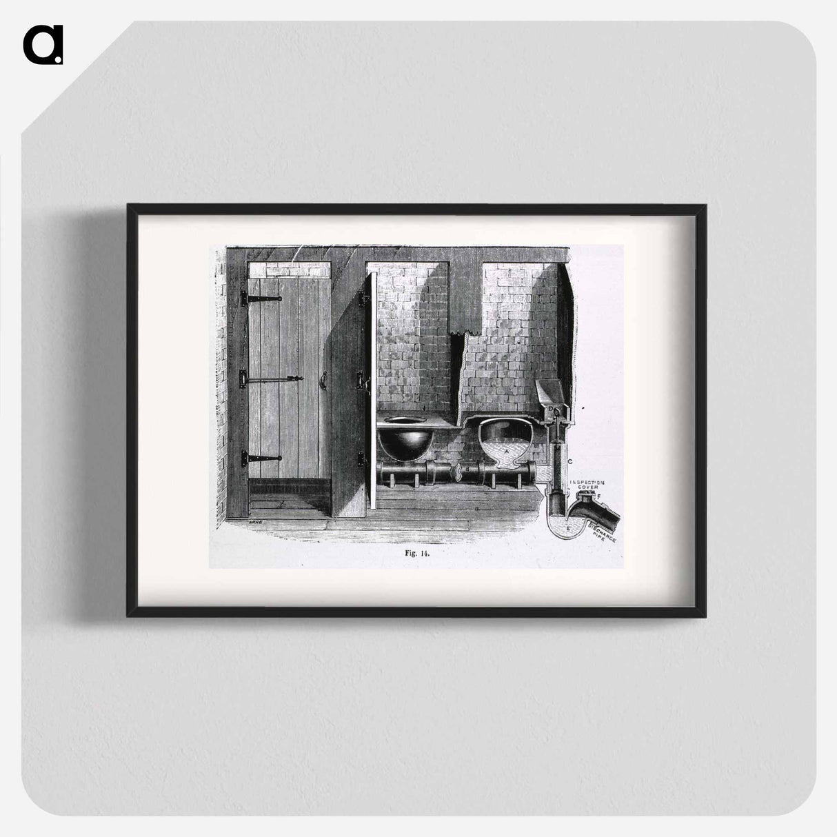 アートポスター-Public Toilets
 - 国立医学図書館 Poster.