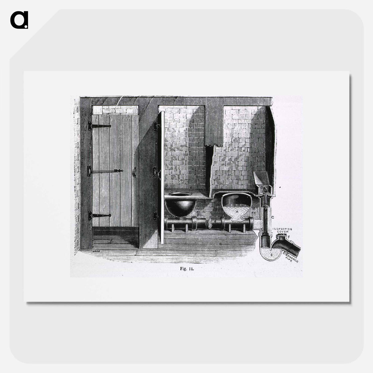 アートポスター-Public Toilets
 - 国立医学図書館 Poster.