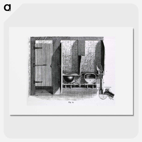 アートポスター-Public Toilets
 - 国立医学図書館 Poster.