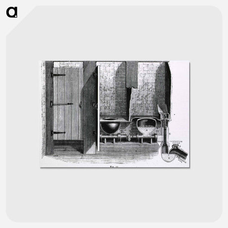 アートポストカード-Public Toilets
 - 国立医学図書館 Postcard.