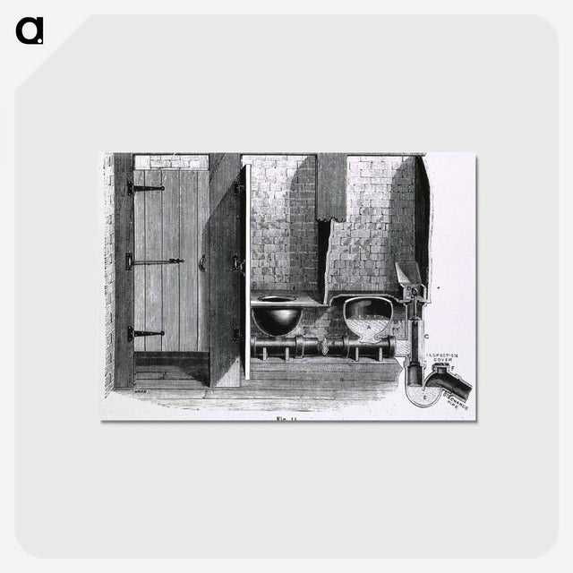 アートポストカード-Public Toilets
 - 国立医学図書館 Postcard.